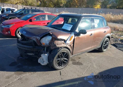 2013 Mini Countryman Cooper из США, поврежденный, VIN WMWZB3C55DWM09346